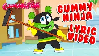 GUMMY NINJA LYRIC VIDEO Gummy Bear Song Gummibär Osito Gominola [upl. by Farah]