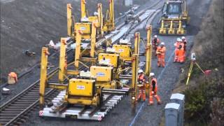 6 Rail Link and Test Track to quotHitachiquot Train Assembly Factory at Newton Aycliffe [upl. by Annoyi]