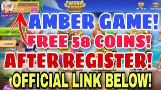 AMBER GAME LUCKY CODE  CLAIM 58 COINS AND WIN GCASH MONEY [upl. by Jeanna36]