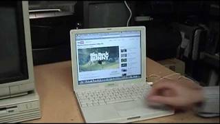 Apple iBook G4 unboxing test amp first impressions [upl. by Trembly751]