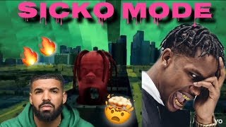 TRASH or PASS Travis Scott SICKO MODE music video ft Drake REACTION [upl. by Eetsim]