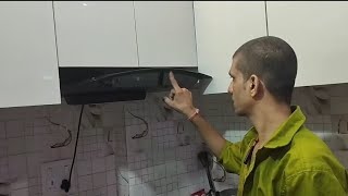 Hindware Chimney auto clean kaise karen how to use auto clean Chimney demo [upl. by Adnak]