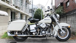 1984 FLHP HARLEY DAVIDSON SHOVELHEAD POLICE [upl. by Ennaej705]