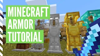 How To Make ARMOR In Minecraft All Types [upl. by Mellisa]