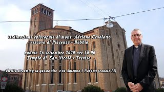 Ordinazione episcopale di mons Adriano Cevolotto vescovo di Piacenza  Bobbio [upl. by Dusa]