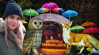 A Winter of Rain Lights amp Cornish Legend  Heligan Night Garden amp The Mousehole Cat [upl. by Belita432]