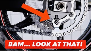 How To Clean Lube and Adjust Your Motorcycle Chain In 15 Minutes Yamaha R6 Demo [upl. by Arelus363]