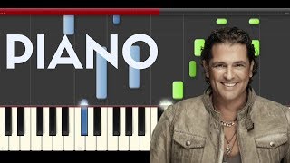 Carlos Vives Sebastian Yatra Robarte un Beso Piano Midi tutorial Sheet app Cover Karaoke [upl. by Sexela]