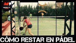 EL RESTO PÁDEL🎾  DRIVE y REVÉS  tips TÉCNICOS y TÁCTICO Cómo RESTAR en pádel 👈45 [upl. by Lorraine]