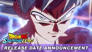 DRAGON BALL Sparking ZERO – Release Date Announcement Trailer [upl. by Obie110]