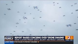 Report raises concerns over drone swarms [upl. by Ettesil]