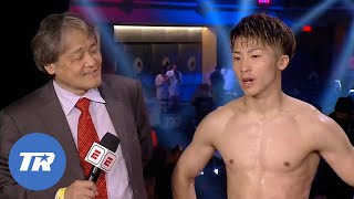 Nayoa Inoue Very Pleased with Performance Wants to be Undisputed  POSTFIGHT INTERVIEW [upl. by Peggi427]