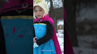 💕❄️Let it Go with LyricsDisney Frozen Elsa Song Cover 2024 Real Life 4k Part1 disneymusicvevo [upl. by Nebra]