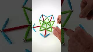 Educational Magnetic Toys building a new shape everyday magnetic satisfying asmr magnetictoys [upl. by Feil913]