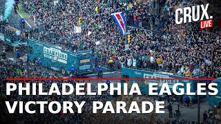 LIVE Philadelphia Eagles Super Bowl Victory Parade  Championship Parade 2025  Super Bowl Parade [upl. by Belldas96]