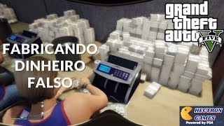 GTA V ONLINE  FÃ¡brica de Dinheiro Falso  Iniciantes  Gameplay [upl. by Blynn]