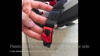 Quick release Motorcycle Helmet Installation tips [upl. by Ramej]