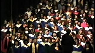 1988 New Jersey All State Chorus performs Choir quotBattle Hymn of the Republicquot arranged by Wilhousky [upl. by Maharva]