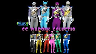 the sims 4 cc power ranger dino charge by waronk [upl. by Darnok108]