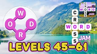 Crossword Jam Levels 45  61 Answers [upl. by Fotinas]