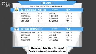 Outwood CC Midweek XI v Sutton Green CC Twenty20 [upl. by Hsuk]