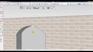 Creating an Arch Opening In PlusSpec and SketchUp [upl. by Oralee]