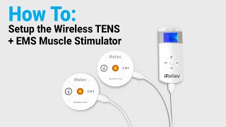 How to setup the Wireless TENS  EMS Muscle Stimulator [upl. by Arie910]