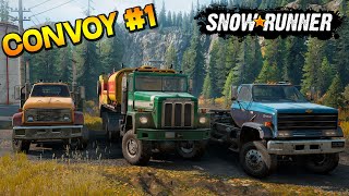 ¡COMIENZA LA GRAN AVENTURA EN CONVOY POR TROCHA  Snow Runner [upl. by Cleland]