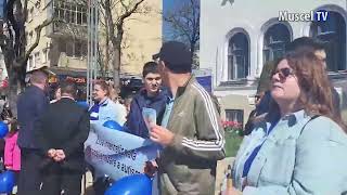 Jurnal MUSCEL TV 03042024 Marș de solidaritate pentru copii cu autism la Pitești [upl. by Ayekel]