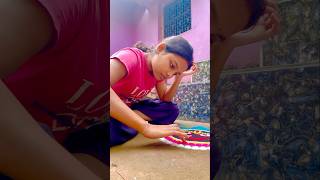 Sri Jagannath rangoli design 🙏😍🌸 Rituparna official youtubeshorts rangoli [upl. by Dagall864]