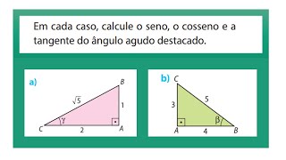 Como calcular Seno Cosseno e Tangente [upl. by Lipson]