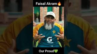 Mushtaq Ahmad talking about Faisal Akram♥️ [upl. by Aneeuq1]