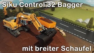 Siku Control 32 Bagger mit breiter Schaufel [upl. by Clawson]