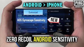 How To Get The Best Android Sensitivity  Android Handcam  PUBG MOBILEBGMI [upl. by Arezzini]