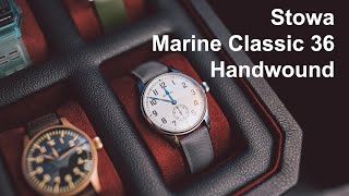 Stowa Marine Classic 36 Handwound  BRoll 2160p [upl. by Ameg943]