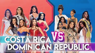 COSTA RICA vs DOMINICAN REPUBLIC  MISS UNIVERSE 2000  2021 [upl. by Harbard]