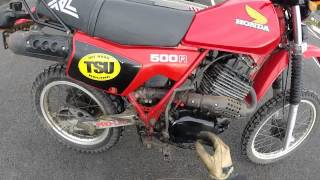 Honda XL500 kickstart guide for Noobs [upl. by Mikes]