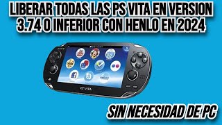 LIBERAR PS VITA PARA SIEMPRE EN 2024SIN TENER PC EN 2024 [upl. by Tory]