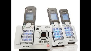 VTech 3pack Cordless Phones with LinktoCell [upl. by Lamhaj33]