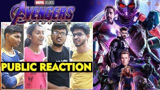 Avengers Endgame In India  PUBLIC Excitement  Thanos Vs Super Heroes  Russo Brothers [upl. by Vasti]