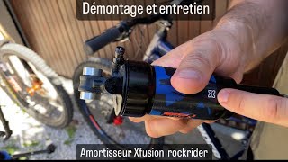 Démontage et entretien amortisseur Xfusion sur rockrider [upl. by Jeffcott243]