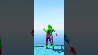 GTA 5 Epic Water Ragdolls  SpiderMan Jumps  Fails ep77 shorts [upl. by Pernick]