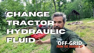 How To Change The Hydraulic Fluid In a Massey Ferguson 35 Three Point System Wont Lift [upl. by Eilyah]