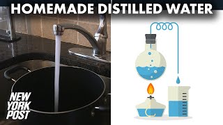 How to make distilled water at home  New York Post [upl. by Blanchard79]