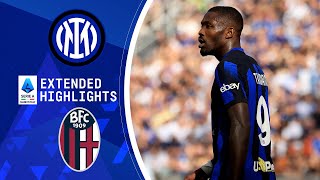 Inter vs Bologna Extended Highlights  Serie A  CBS Sports Golazo [upl. by Soirtemed321]