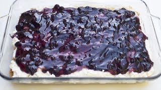 Easy Blueberry Cheesecake Dessert [upl. by Som4]