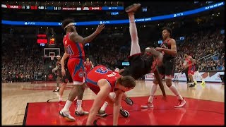 Kelly Olynyk DIRTY Play on Pascal Siakam [upl. by Tranquada83]