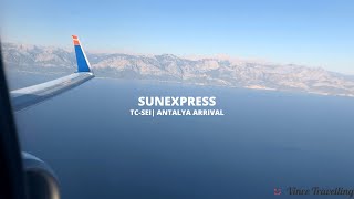 FAST SUNEXPRESS LANDING INTO ANTALYA  SUNEXPRESS  VINCE TRAVELLING [upl. by Dnomso]