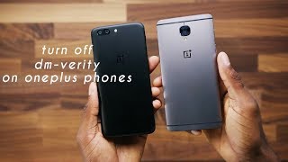 How To Disable DMVerity On Oneplus Smartphones [upl. by Mateo]