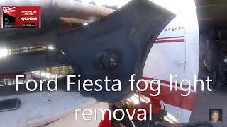 Ford Fiesta 20092019 fog light removal [upl. by Ueihtam]